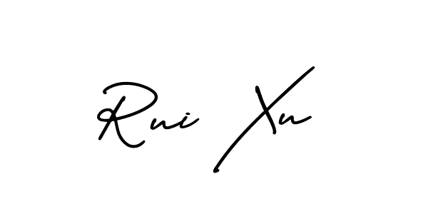 Best and Professional Signature Style for Rui Xu. AmerikaSignatureDemo-Regular Best Signature Style Collection. Rui Xu signature style 3 images and pictures png