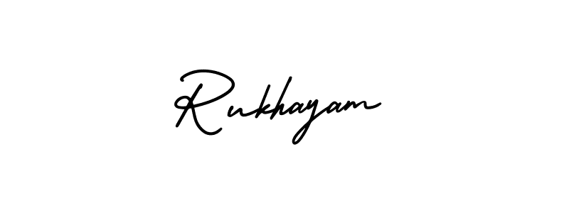 Make a short Rukhayam signature style. Manage your documents anywhere anytime using AmerikaSignatureDemo-Regular. Create and add eSignatures, submit forms, share and send files easily. Rukhayam signature style 3 images and pictures png