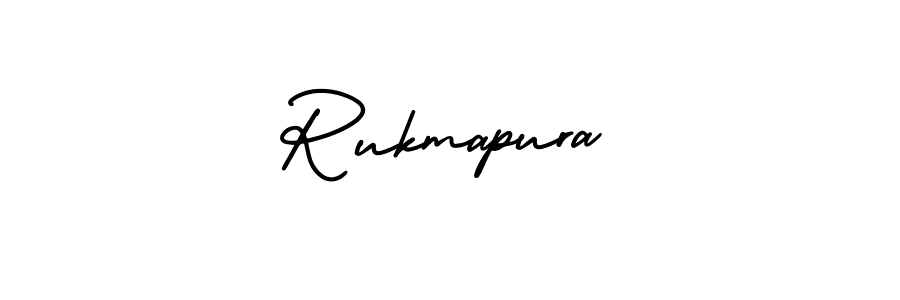 Use a signature maker to create a handwritten signature online. With this signature software, you can design (AmerikaSignatureDemo-Regular) your own signature for name Rukmapura. Rukmapura signature style 3 images and pictures png