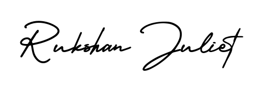 The AmerikaSignatureDemo-Regular handwriting style adds charm and authenticity to name Rukshan Juliet. A wonderful choice for personal thank-you notes. Rukshan Juliet signature style 3 images and pictures png