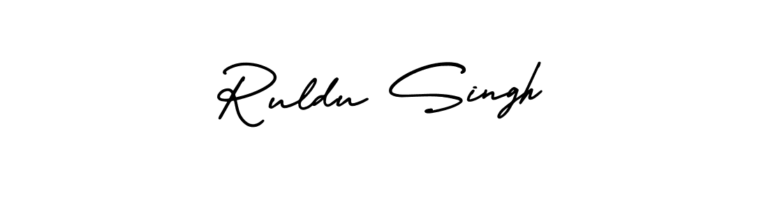 Ruldu Singh stylish signature style. Best Handwritten Sign (AmerikaSignatureDemo-Regular) for my name. Handwritten Signature Collection Ideas for my name Ruldu Singh. Ruldu Singh signature style 3 images and pictures png