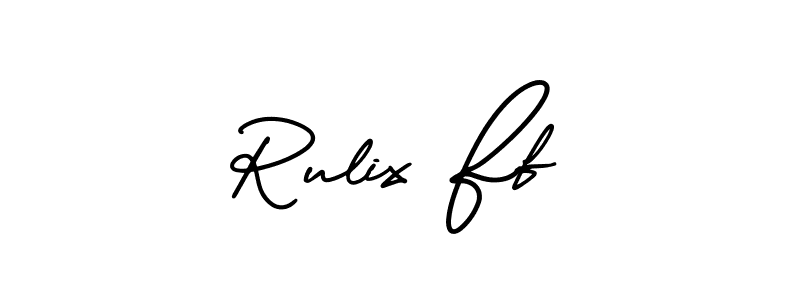Make a beautiful signature design for name Rulix Ff. Use this online signature maker to create a handwritten signature for free. Rulix Ff signature style 3 images and pictures png