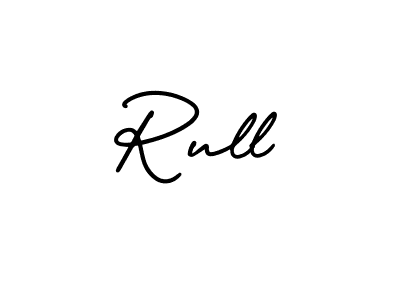 You should practise on your own different ways (AmerikaSignatureDemo-Regular) to write your name (Rull) in signature. don't let someone else do it for you. Rull signature style 3 images and pictures png