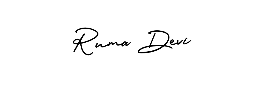 See photos of Ruma Devi official signature by Spectra . Check more albums & portfolios. Read reviews & check more about AmerikaSignatureDemo-Regular font. Ruma Devi signature style 3 images and pictures png