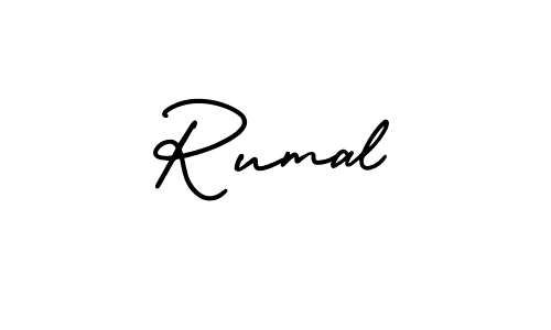 Design your own signature with our free online signature maker. With this signature software, you can create a handwritten (AmerikaSignatureDemo-Regular) signature for name Rumal. Rumal signature style 3 images and pictures png