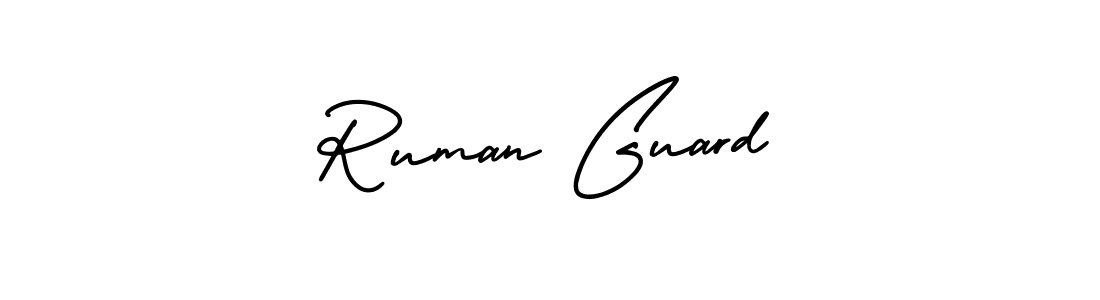 Check out images of Autograph of Ruman Guard name. Actor Ruman Guard Signature Style. AmerikaSignatureDemo-Regular is a professional sign style online. Ruman Guard signature style 3 images and pictures png