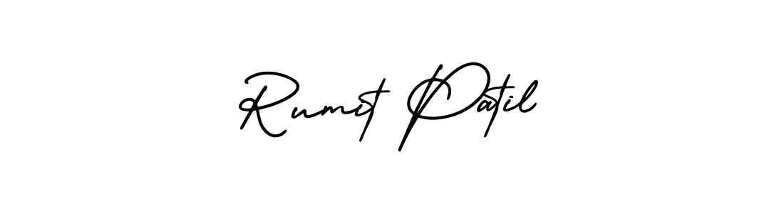 Use a signature maker to create a handwritten signature online. With this signature software, you can design (AmerikaSignatureDemo-Regular) your own signature for name Rumit Patil. Rumit Patil signature style 3 images and pictures png