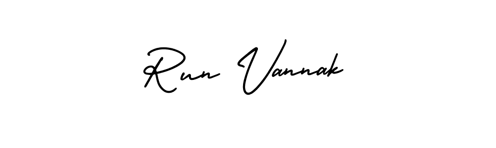 Similarly AmerikaSignatureDemo-Regular is the best handwritten signature design. Signature creator online .You can use it as an online autograph creator for name Run Vannak. Run Vannak signature style 3 images and pictures png