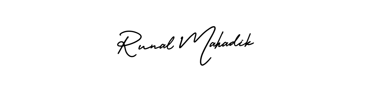 Check out images of Autograph of Runal Mahadik name. Actor Runal Mahadik Signature Style. AmerikaSignatureDemo-Regular is a professional sign style online. Runal Mahadik signature style 3 images and pictures png