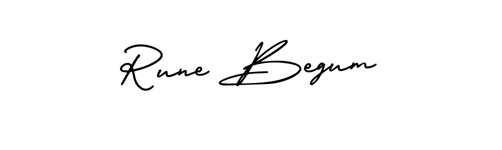 Check out images of Autograph of Rune Begum name. Actor Rune Begum Signature Style. AmerikaSignatureDemo-Regular is a professional sign style online. Rune Begum signature style 3 images and pictures png