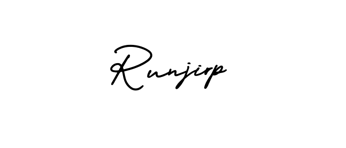 Here are the top 10 professional signature styles for the name Runjirp. These are the best autograph styles you can use for your name. Runjirp signature style 3 images and pictures png
