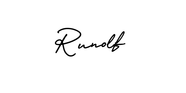 Check out images of Autograph of Runolf name. Actor Runolf Signature Style. AmerikaSignatureDemo-Regular is a professional sign style online. Runolf signature style 3 images and pictures png