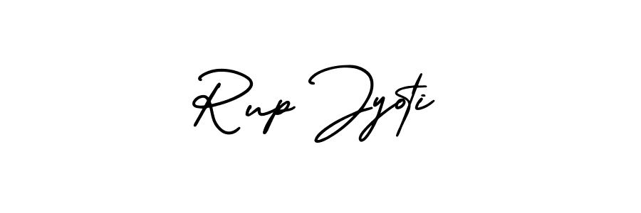 How to Draw Rup Jyoti signature style? AmerikaSignatureDemo-Regular is a latest design signature styles for name Rup Jyoti. Rup Jyoti signature style 3 images and pictures png