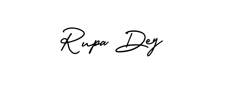 Make a short Rupa Dey signature style. Manage your documents anywhere anytime using AmerikaSignatureDemo-Regular. Create and add eSignatures, submit forms, share and send files easily. Rupa Dey signature style 3 images and pictures png