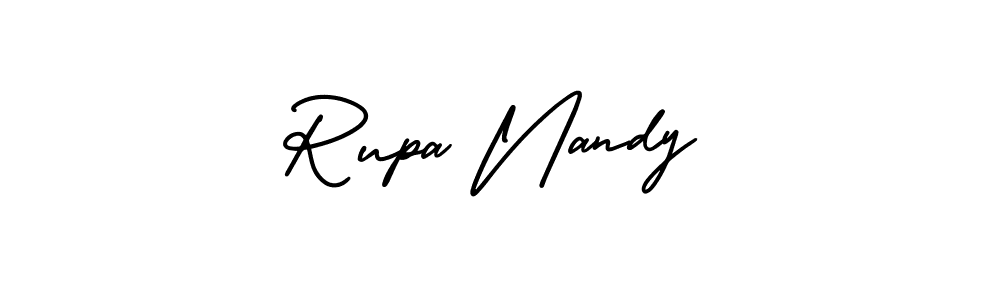 How to Draw Rupa Nandy signature style? AmerikaSignatureDemo-Regular is a latest design signature styles for name Rupa Nandy. Rupa Nandy signature style 3 images and pictures png