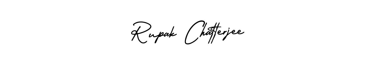 Make a beautiful signature design for name Rupak Chatterjee. With this signature (AmerikaSignatureDemo-Regular) style, you can create a handwritten signature for free. Rupak Chatterjee signature style 3 images and pictures png