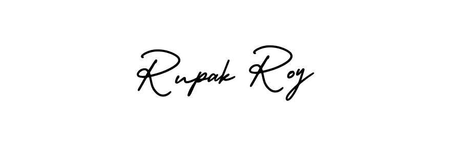 Make a short Rupak Roy signature style. Manage your documents anywhere anytime using AmerikaSignatureDemo-Regular. Create and add eSignatures, submit forms, share and send files easily. Rupak Roy signature style 3 images and pictures png