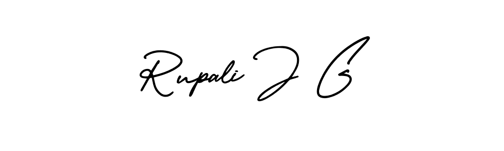 Best and Professional Signature Style for Rupali J G. AmerikaSignatureDemo-Regular Best Signature Style Collection. Rupali J G signature style 3 images and pictures png