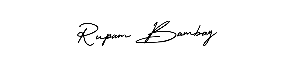 See photos of Rupam Bambay official signature by Spectra . Check more albums & portfolios. Read reviews & check more about AmerikaSignatureDemo-Regular font. Rupam Bambay signature style 3 images and pictures png