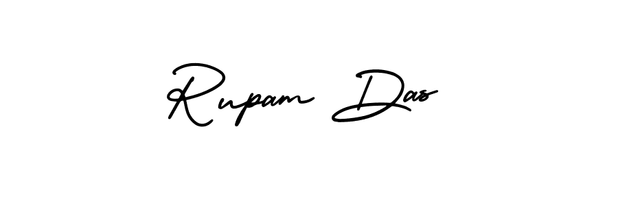 Rupam Das stylish signature style. Best Handwritten Sign (AmerikaSignatureDemo-Regular) for my name. Handwritten Signature Collection Ideas for my name Rupam Das. Rupam Das signature style 3 images and pictures png