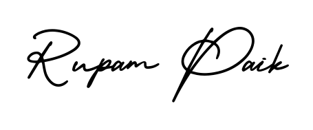 Get inspired by this graceful AmerikaSignatureDemo-Regular signature style for name Rupam Paik. Smooth loops and balanced proportions for everyday use. Rupam Paik signature style 3 images and pictures png