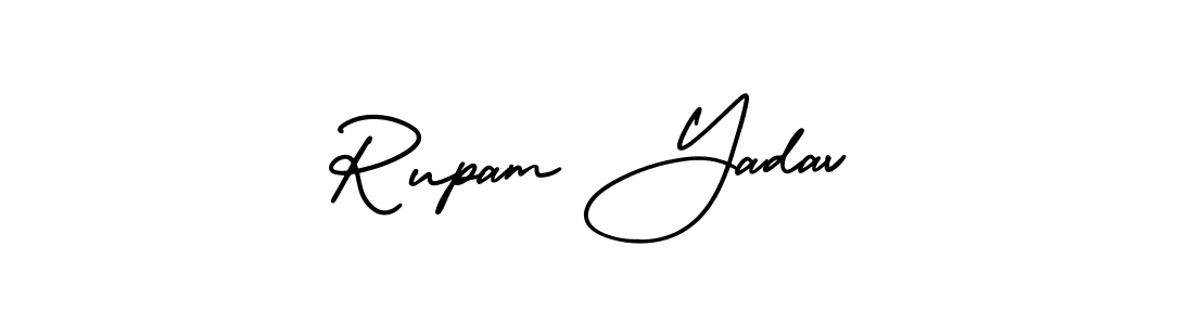 Also we have Rupam Yadav name is the best signature style. Create professional handwritten signature collection using AmerikaSignatureDemo-Regular autograph style. Rupam Yadav signature style 3 images and pictures png