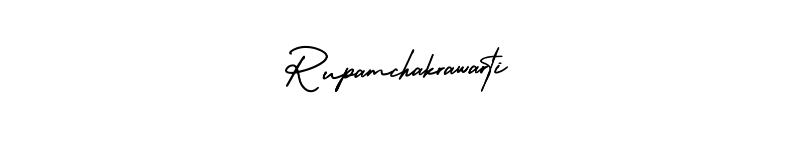 It looks lik you need a new signature style for name Rupamchakrawarti. Design unique handwritten (AmerikaSignatureDemo-Regular) signature with our free signature maker in just a few clicks. Rupamchakrawarti signature style 3 images and pictures png