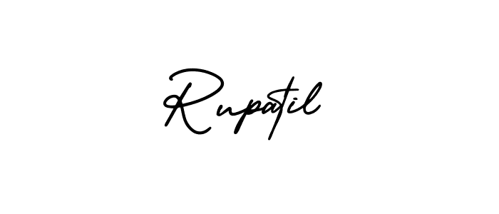 Design your own signature with our free online signature maker. With this signature software, you can create a handwritten (AmerikaSignatureDemo-Regular) signature for name Rupatil. Rupatil signature style 3 images and pictures png