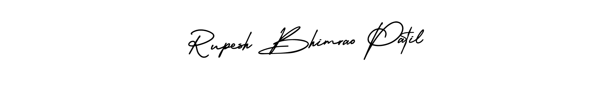 Make a beautiful signature design for name Rupesh Bhimrao Patil. With this signature (AmerikaSignatureDemo-Regular) style, you can create a handwritten signature for free. Rupesh Bhimrao Patil signature style 3 images and pictures png