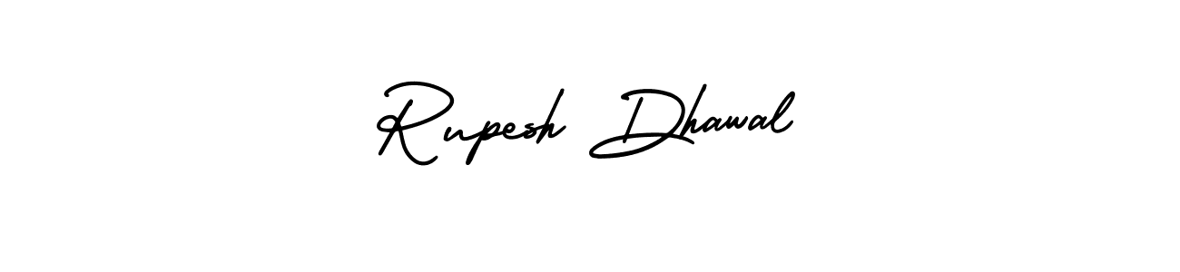 Rupesh Dhawal stylish signature style. Best Handwritten Sign (AmerikaSignatureDemo-Regular) for my name. Handwritten Signature Collection Ideas for my name Rupesh Dhawal. Rupesh Dhawal signature style 3 images and pictures png