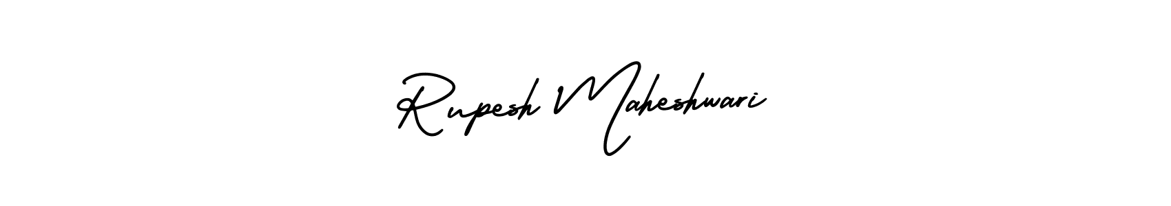 Similarly AmerikaSignatureDemo-Regular is the best handwritten signature design. Signature creator online .You can use it as an online autograph creator for name Rupesh Maheshwari. Rupesh Maheshwari signature style 3 images and pictures png