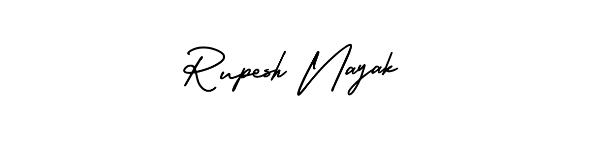 Make a beautiful signature design for name Rupesh Nayak. With this signature (AmerikaSignatureDemo-Regular) style, you can create a handwritten signature for free. Rupesh Nayak signature style 3 images and pictures png