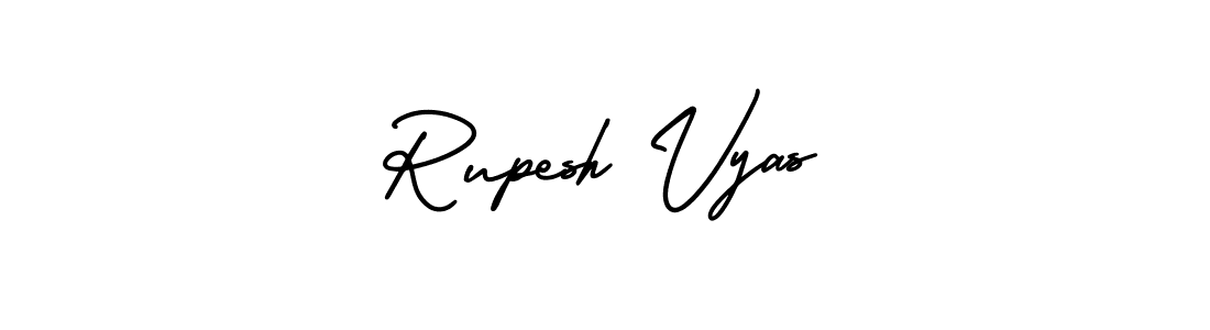 It looks lik you need a new signature style for name Rupesh Vyas. Design unique handwritten (AmerikaSignatureDemo-Regular) signature with our free signature maker in just a few clicks. Rupesh Vyas signature style 3 images and pictures png