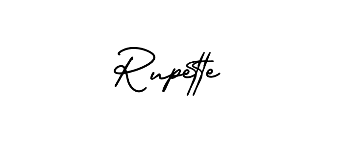 Best and Professional Signature Style for Rupette. AmerikaSignatureDemo-Regular Best Signature Style Collection. Rupette signature style 3 images and pictures png