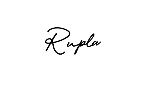 Make a beautiful signature design for name Rupla. With this signature (AmerikaSignatureDemo-Regular) style, you can create a handwritten signature for free. Rupla signature style 3 images and pictures png