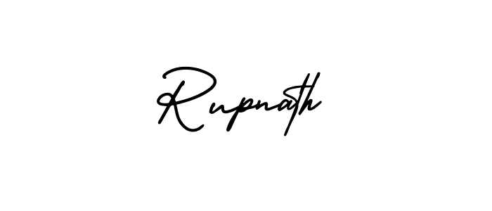 Make a beautiful signature design for name Rupnath. With this signature (AmerikaSignatureDemo-Regular) style, you can create a handwritten signature for free. Rupnath signature style 3 images and pictures png