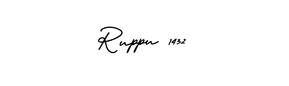 Also You can easily find your signature by using the search form. We will create Ruppu 1432 name handwritten signature images for you free of cost using AmerikaSignatureDemo-Regular sign style. Ruppu 1432 signature style 3 images and pictures png