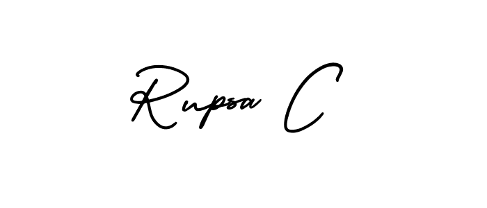 Here are the top 10 professional signature styles for the name Rupsa C. These are the best autograph styles you can use for your name. Rupsa C signature style 3 images and pictures png