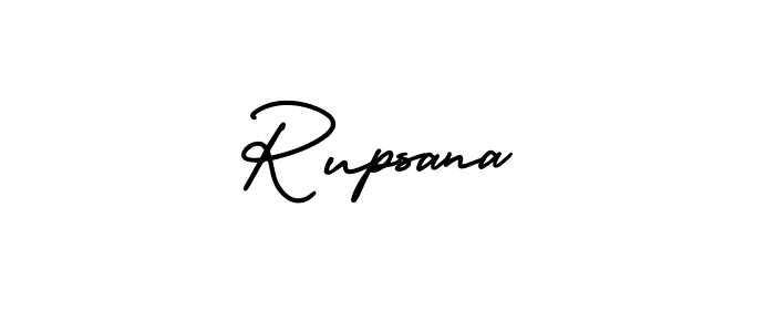 Design your own signature with our free online signature maker. With this signature software, you can create a handwritten (AmerikaSignatureDemo-Regular) signature for name Rupsana. Rupsana signature style 3 images and pictures png