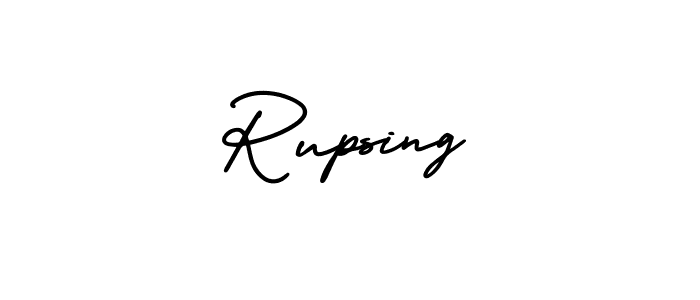 if you are searching for the best signature style for your name Rupsing. so please give up your signature search. here we have designed multiple signature styles  using AmerikaSignatureDemo-Regular. Rupsing signature style 3 images and pictures png