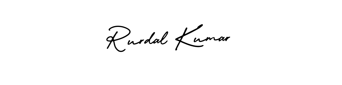 How to make Rurdal Kumar name signature. Use AmerikaSignatureDemo-Regular style for creating short signs online. This is the latest handwritten sign. Rurdal Kumar signature style 3 images and pictures png