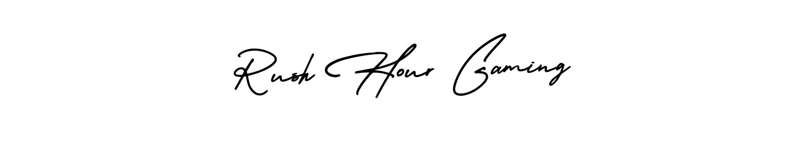 Make a beautiful signature design for name Rush Hour Gaming. Use this online signature maker to create a handwritten signature for free. Rush Hour Gaming signature style 3 images and pictures png