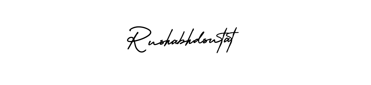 Design your own signature with our free online signature maker. With this signature software, you can create a handwritten (AmerikaSignatureDemo-Regular) signature for name Rushabhdsutat. Rushabhdsutat signature style 3 images and pictures png