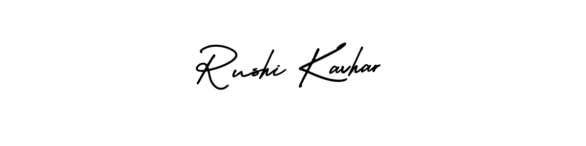 Also You can easily find your signature by using the search form. We will create Rushi Kavhar name handwritten signature images for you free of cost using AmerikaSignatureDemo-Regular sign style. Rushi Kavhar signature style 3 images and pictures png