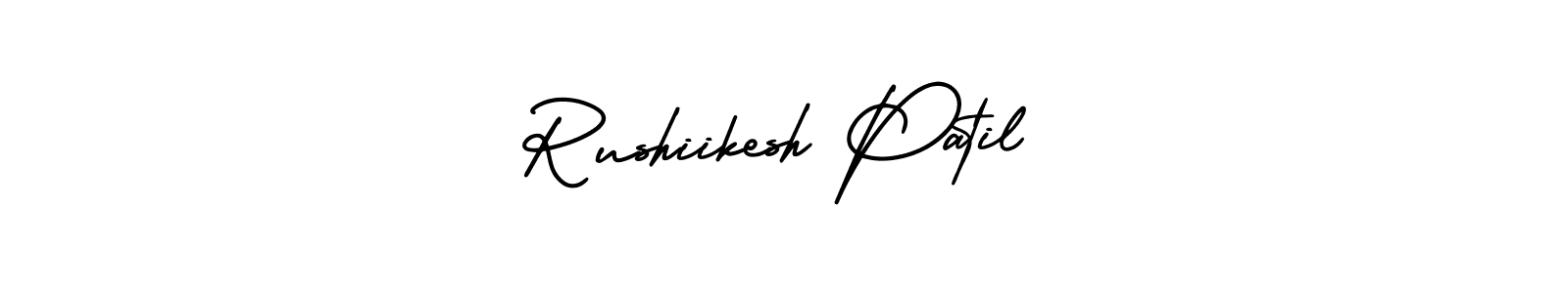 It looks lik you need a new signature style for name Rushiikesh Patil. Design unique handwritten (AmerikaSignatureDemo-Regular) signature with our free signature maker in just a few clicks. Rushiikesh Patil signature style 3 images and pictures png