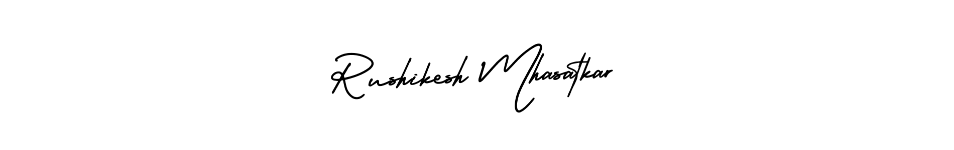 Similarly AmerikaSignatureDemo-Regular is the best handwritten signature design. Signature creator online .You can use it as an online autograph creator for name Rushikesh Mhasatkar. Rushikesh Mhasatkar signature style 3 images and pictures png