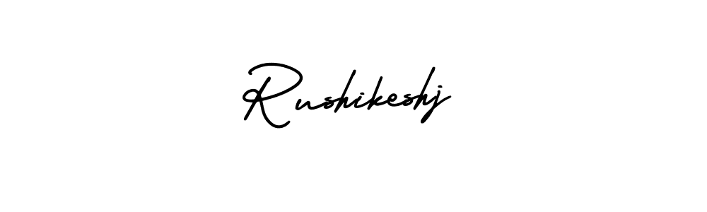 Best and Professional Signature Style for Rushikeshj. AmerikaSignatureDemo-Regular Best Signature Style Collection. Rushikeshj signature style 3 images and pictures png