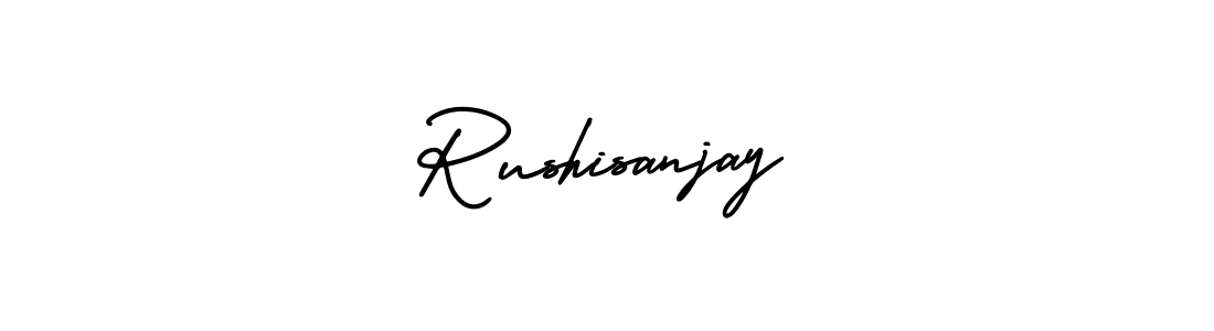 Best and Professional Signature Style for Rushisanjay. AmerikaSignatureDemo-Regular Best Signature Style Collection. Rushisanjay signature style 3 images and pictures png