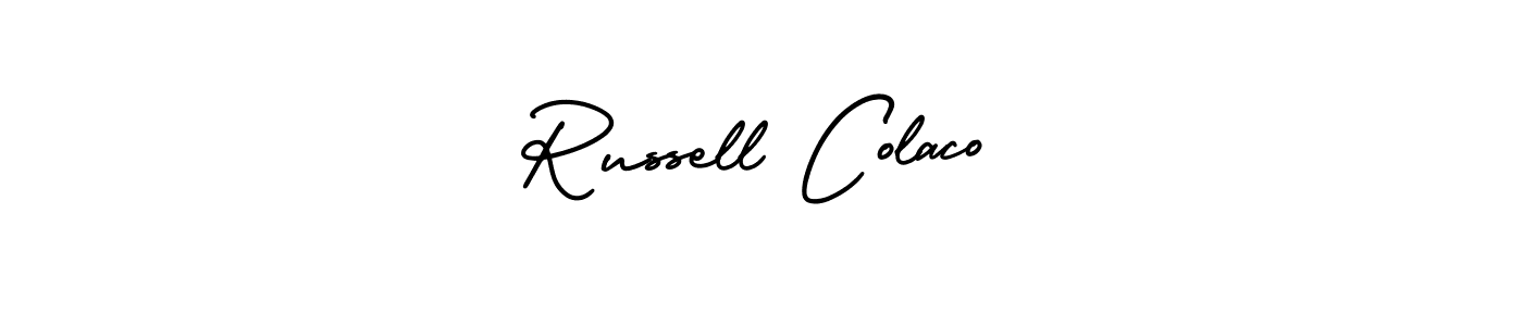 Once you've used our free online signature maker to create your best signature AmerikaSignatureDemo-Regular style, it's time to enjoy all of the benefits that Russell Colaco name signing documents. Russell Colaco signature style 3 images and pictures png