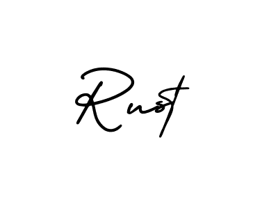 How to make Rust signature? AmerikaSignatureDemo-Regular is a professional autograph style. Create handwritten signature for Rust name. Rust signature style 3 images and pictures png
